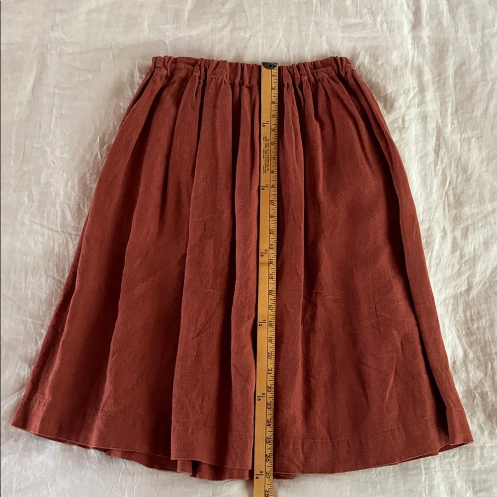 NotPerfectLinen Heavyweight Linen Skirt - Picture 7 of 7